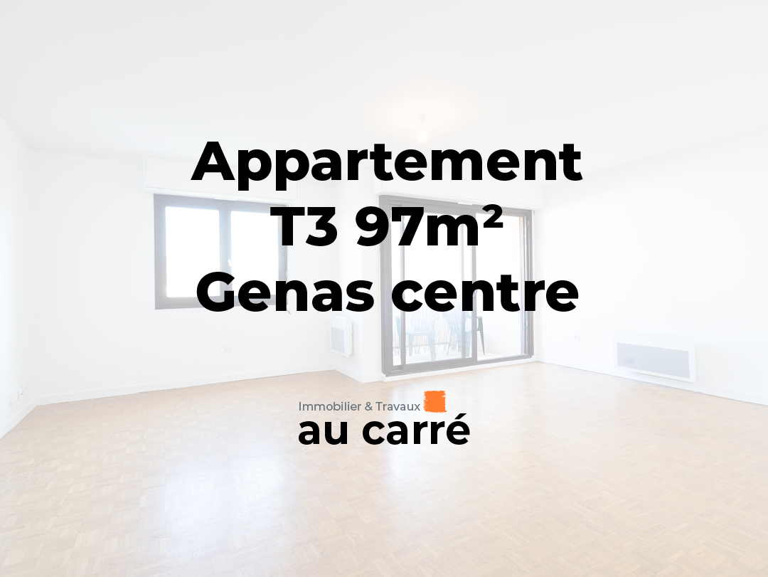 Appartement T3 à louer Genas centre